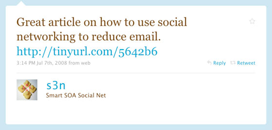 IBM First Twitter Message